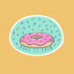 Make It Rain...Donuts - Die-Cut Vinyl Decal Sticker - Donuts, Crullers, Pastries, Food, Sprinkles, Frosting, Icing