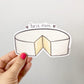 Brie Mine - Die-Cut Vinyl Decal Sticker - Be Mine, Valentine, Love, Marry Me, Hearts, Romantic, Cheese, Cheese Lover, Cheese Pun