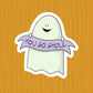 Cute Ghost MAGNET - Fridge Magnet - You Go Ghoul Magnet, Halloween Magnet, You Go Girl Magnet, Spooky Magnet, Spoopy Magnet