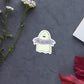 Cute Ghost STICKER - Vinyl Decal Sticker - You Go Ghoul Sticker, Halloween Sticker, You Go Girl Sticker, Spooky Sticker, Spoopy Sticker