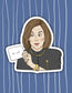 Nancy Pelosi STICKER - Vinyl Decal Sticker - Feminist Sticker, Democrat Sticker, Politics Sticker, Impeachment Sticker, Speaker of the House