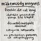 Fast and Loose MAGNET - Fridge Magnet - Feminist Magnet, Feminism Magnet, Vintage Magnet, Cool Girl Magnet, Funny Magnet, Cat Magnet