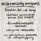 My Favorite Murder MAGNET - Fridge Magnet - Murder of Crows Magnet, mfm Magnet, SSDGM Magnet, Murderino Magnet, MFM Podcast Magnet