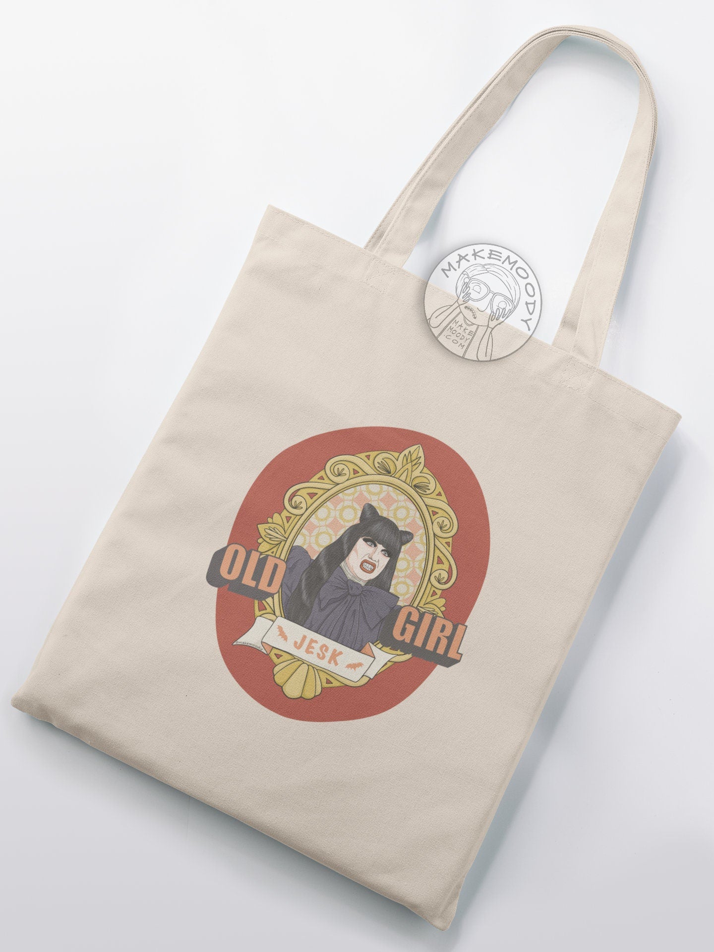 What We Do In The Shadows and New Girl Mashup TOTE BAG - Black Tote Bag - Jesk Tote Bag, WWDITS Tote Bag, New Girl Tote Bag, Nadja Tote Bag