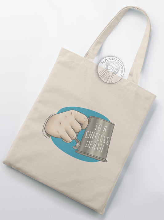 Witcher TOTE BAG - Tote Bag - Geralt Tote Bag, Geralt of Rivia Tote Bag, Shitless Death Tote Bag, Toss A Coin To Your Witcher Tote Bag
