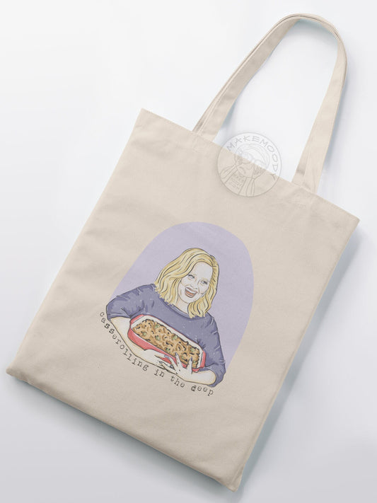 Adele Rolling in the Deep TOTE BAG - Tote Bag - Adele Tote Bag, Casserole Tote Bag, Pun Tote Bag, Rolling in the Deep Tote Bag, Funny Tote