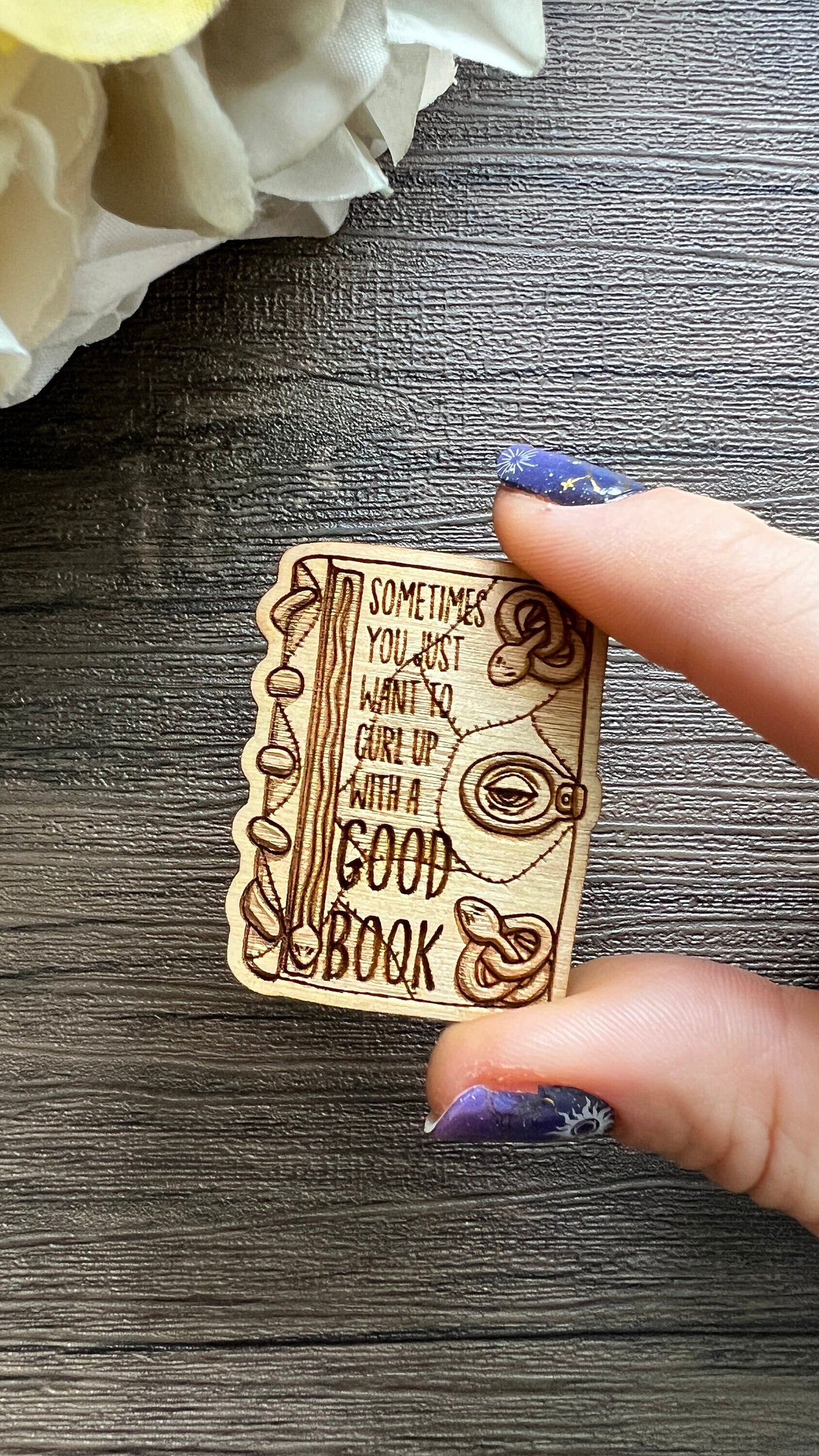Hocus Pocus Spell Book PIN - Lapel Pin - Book Pin, Hocus Pocus Pin, Halloween Pin, Sanderson Sisters Pin, Binx Pin, I Put a Spell on You Pin